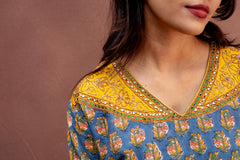 Royal Cobalt Mulcotton & Mangalgiri Ensemble