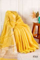 Golden Glow Soft Tissue Saree