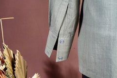 Sage Green Premium Linen Button-Down Shirt
