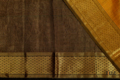 Classic Mustard Silk Cotton Saree with Antique Gold Border