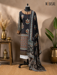 Noir Paisley Kurta Set