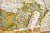Elegant Chanderi Salwar Suit Yellow Set – Top, Bottom &  Dupatta