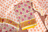 Elegant Chanderi Salwar Suit Off White And Pink Set – Top, Bottom &  Dupatta