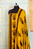 Ajrakh Handblock Printed Unstitched Top & Dupatta Set – Mustard Magic