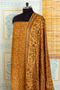 Mustard Ajrakh Unstitched Top And Dupatta