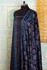 Blue Ajrakh Handblock Unstitched Top And Dupatta