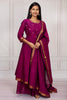 Regal Wine Mangalgiri Cotton Salwar Suit Set