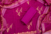 Magenta Cotton Unstitched Salwar Suit Set with Printed Dupatta