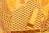 Traditional Yellow Chanderi Cotton Salwar Suit with Dupatta