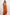 Rust Orange Ajrakh Saree with Bold Pallu Design