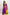Royal Purple Silk Saree with Lime Green Zari Border
