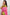 Pink Cotton Silk Saree with Lime Green Zari Border