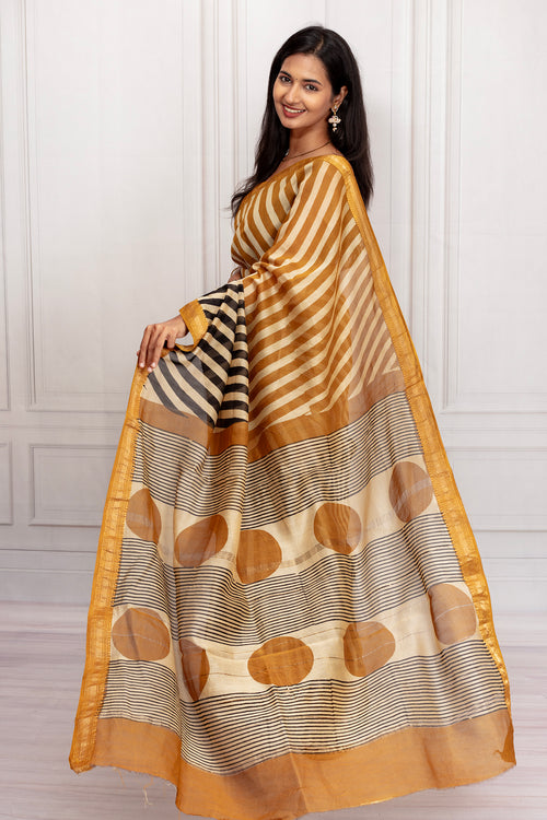 The Golden Hour Saree