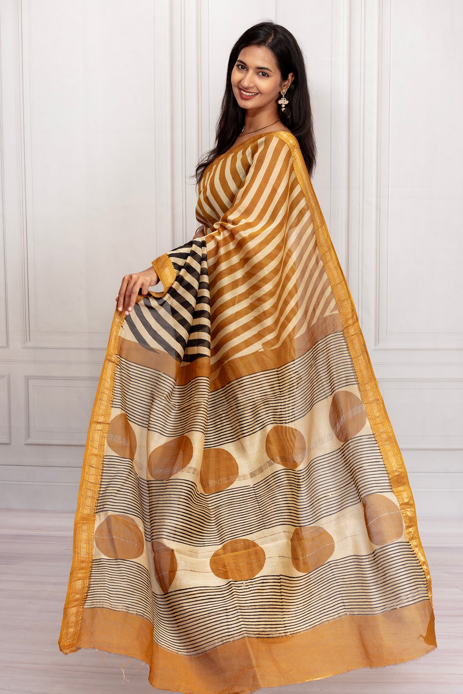 The Golden Hour Saree