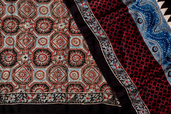 Midnight Heritage Modal Ajrakh Saree