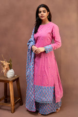 Strawberry Frost Mulcotton Straight-Cut Set