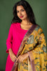 Mangalagiri Cotton Top with Mangalagiri Kalamkari Dupatta