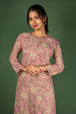 Floral Kalamkari Assam Silk  co-ord set