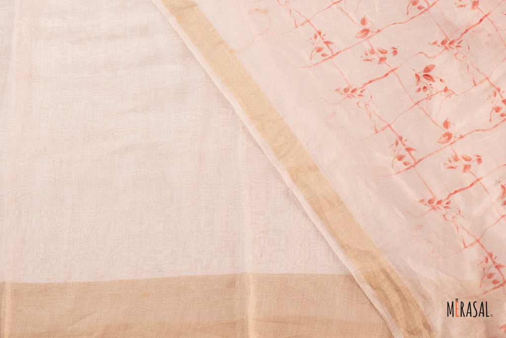 Blush Bloom Soft Cotton Saree