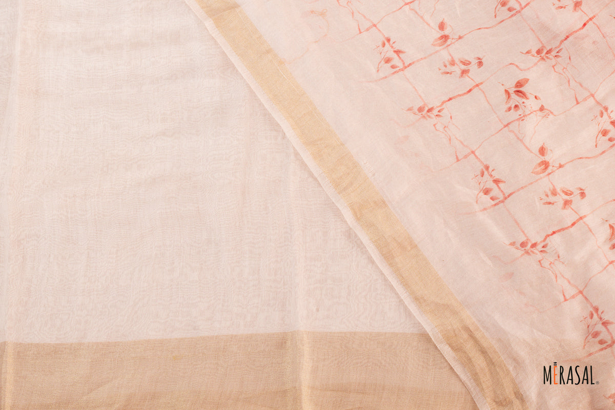 Blush Bloom Soft Cotton Saree