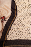 Elegant Beige And  Maroon Maheswari Silk Saree