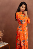 Orange Floral co-ord set