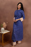 Blue Cotton Co ord Set