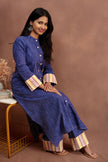 Blue Cotton Co ord Set