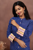 Blue Cotton Co ord Set