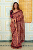 Rosewood Maheswari Silk Saree