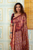 Rosewood Maheswari Silk Saree