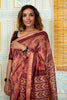 Rosewood Maheswari Silk Saree
