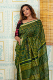 Royal Green Maheswari Silk Saree