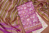 Elegant Chanderi Salwar Pink Suit– Top, Bottom  &Dupatta