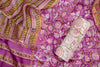 Elegant Chanderi Salwar Pink Suit– Top, Bottom  &Dupatta