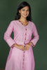 Pink Organic Cotton Straight Cut Kurta