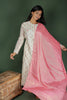 Off-White Chanderi Kurta With Tissue Dupatta