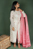 Off-White Chanderi Kurta With Tissue Dupatta