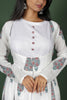 White Umbrella Cut Dress