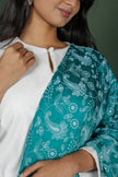 White Cotton Kurta with Phulkari Dupatta