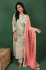 Mint Green Block Printed Cotton Salwar Suit