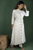 White Ikat Cotton Co-ord Set