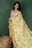 Yellow & Pink Chanderi Kurta with Dupatta