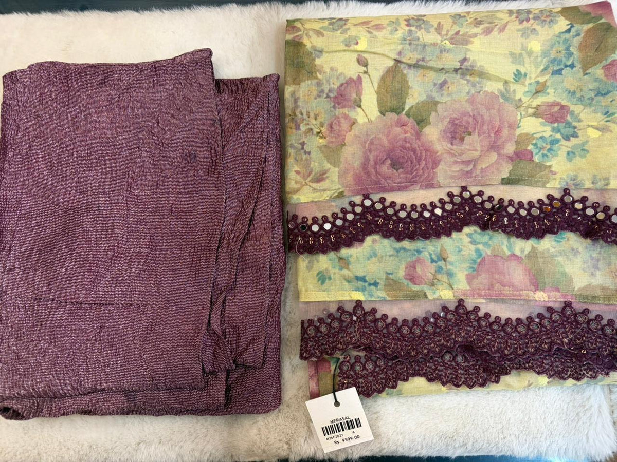 Plum Floral Salwar