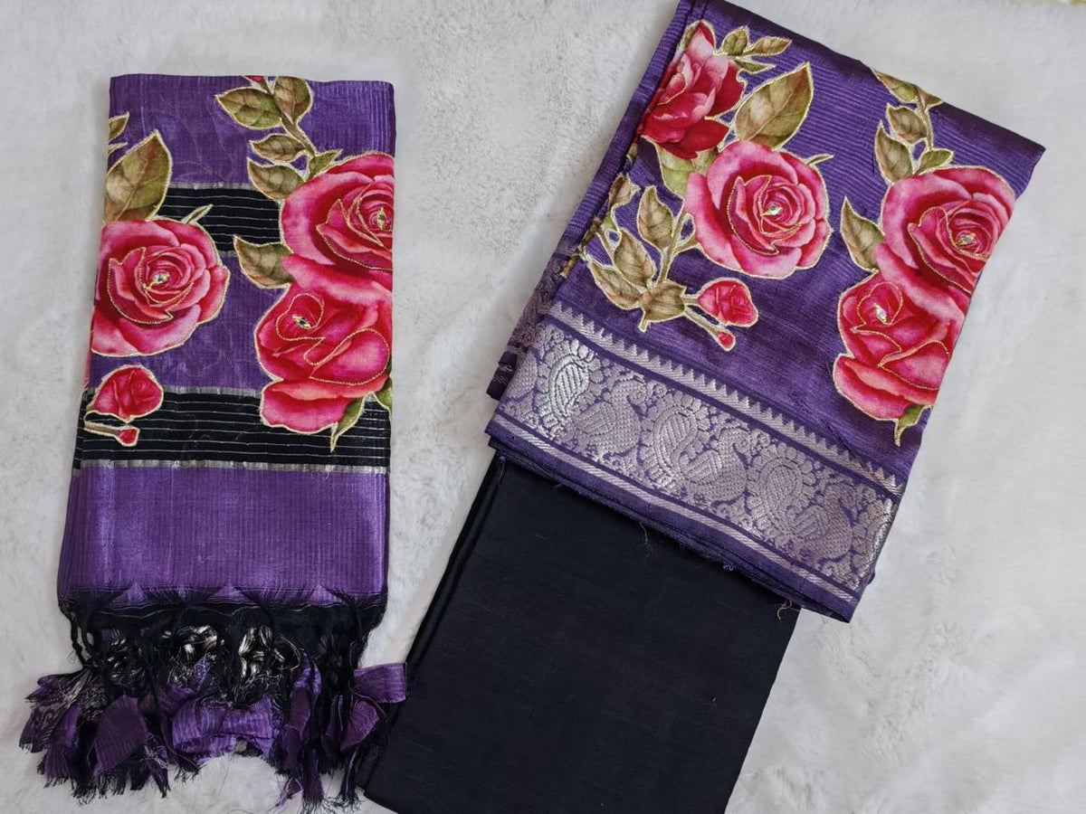 Purple Rose Salwar Set