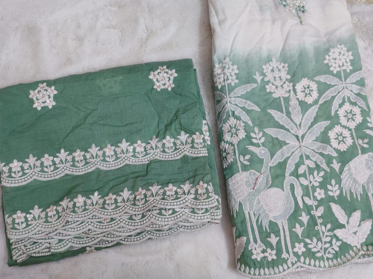 Sage Crane Salwar Set